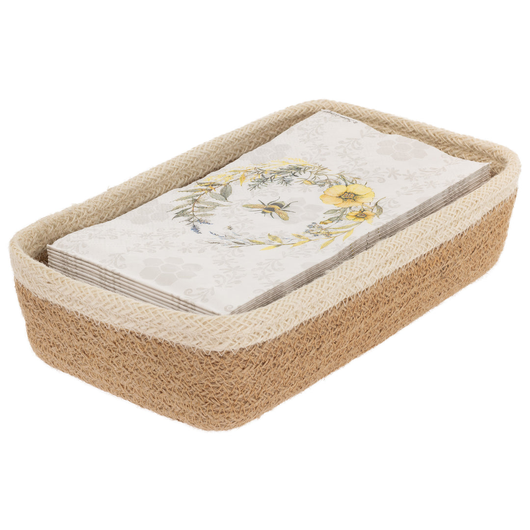 Natural Jute Guest Caddy