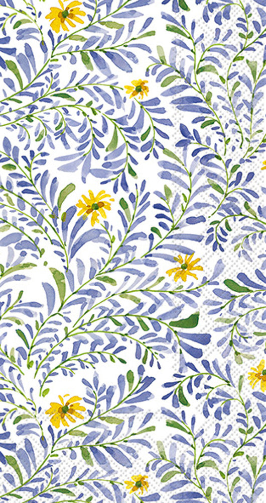 Lovely Branches Guest Towel Blue