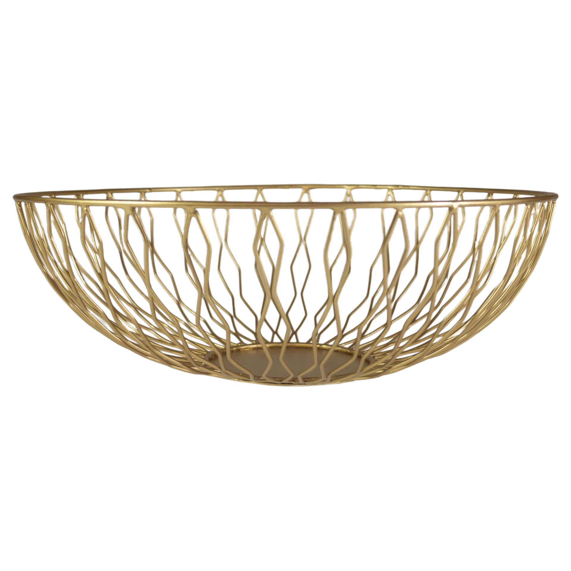 Modern Gold Geometric Bowl