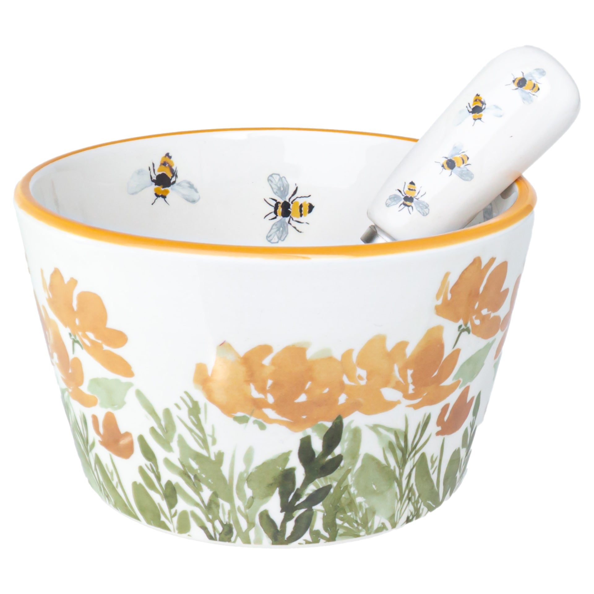 Bee Field Bowl and Spreader