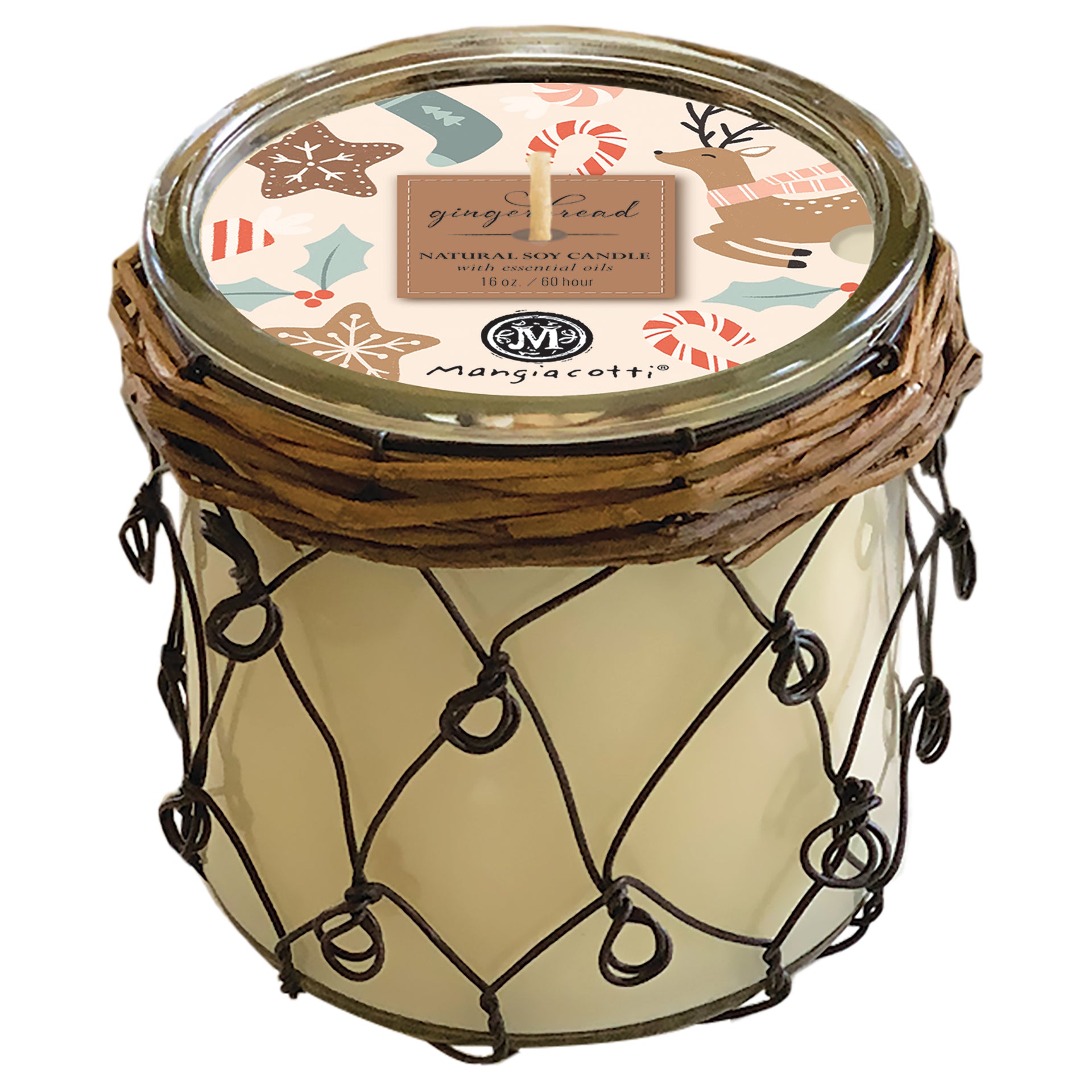Gingerbread Farmhouse Soy Candle 16 oz.