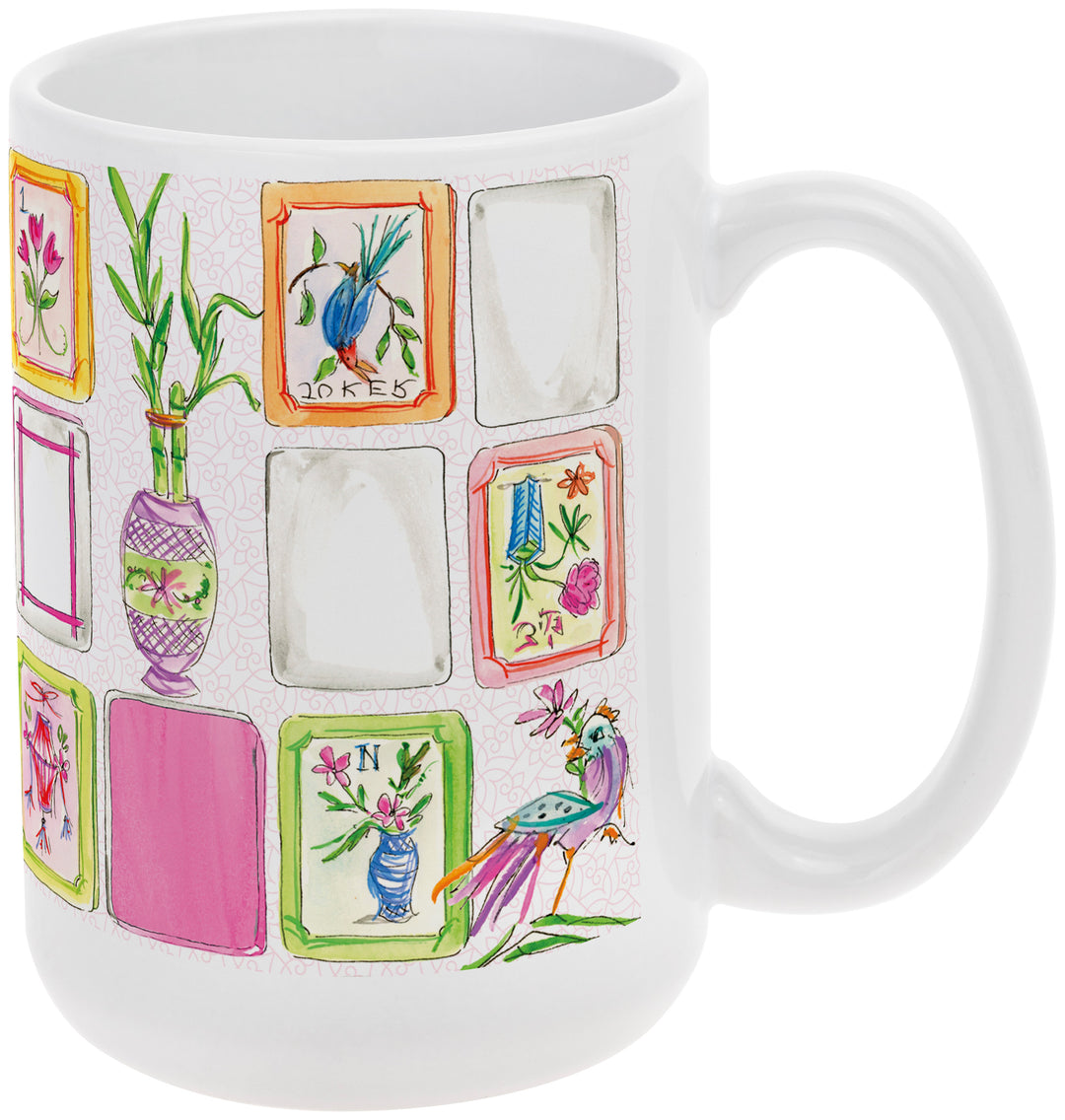 Mahjong Pink Mug