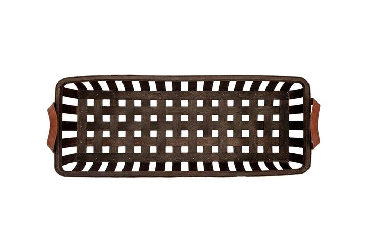 Brown Basketweave Trough s/3
