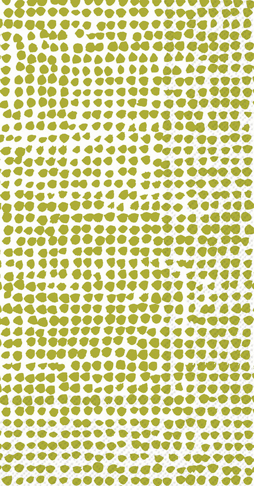 Orkanen Guest Towel White Green