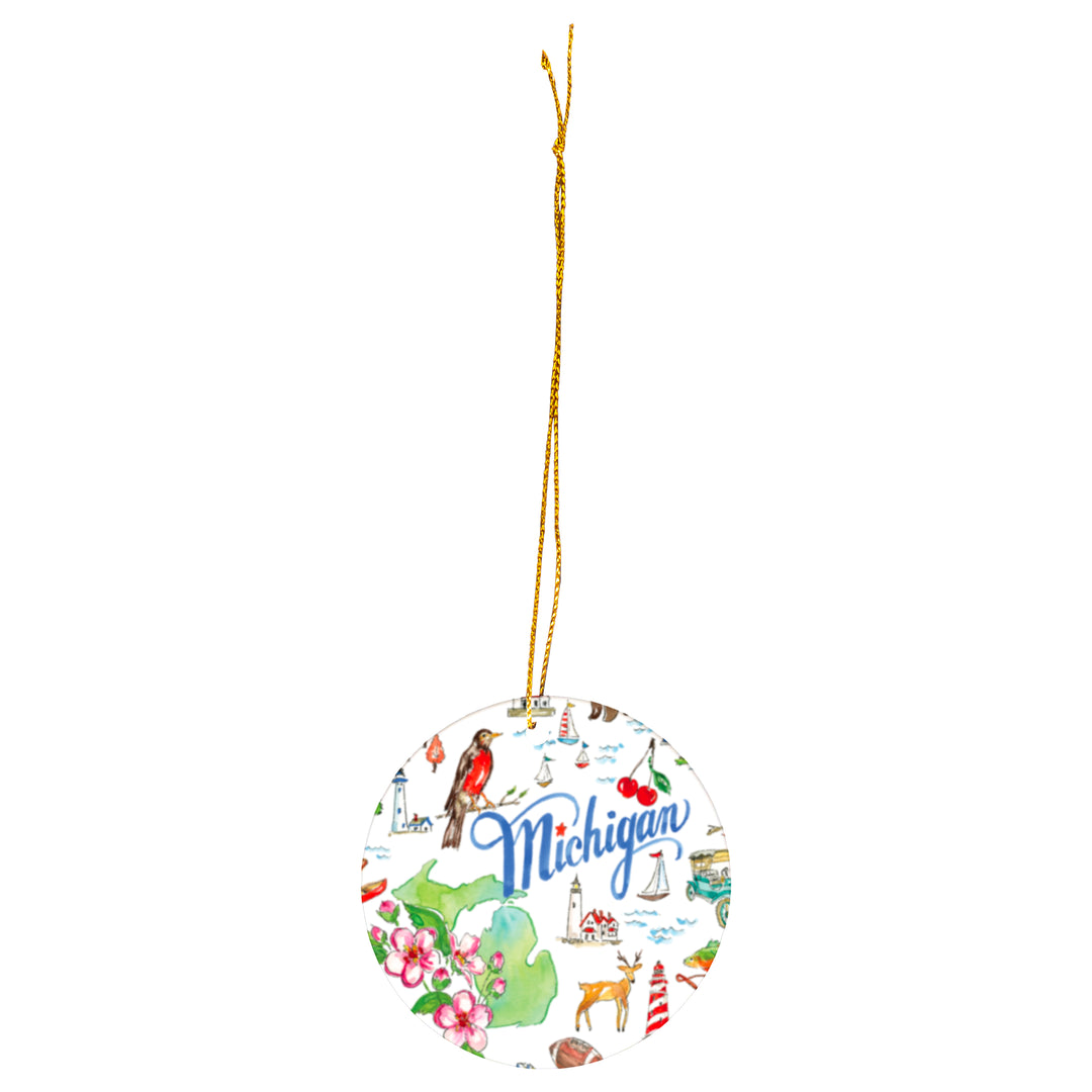 Michigan State Ornament