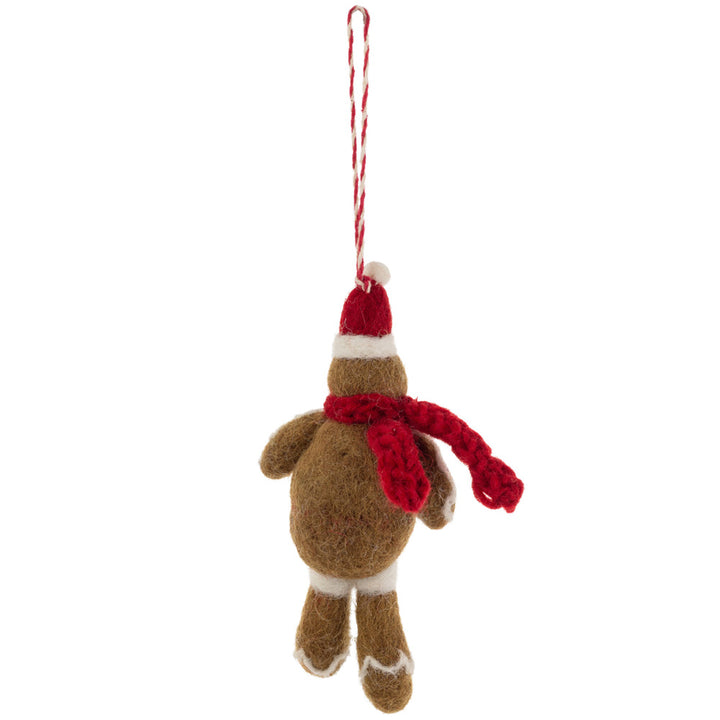 Gingerbread Boy Ornament Felt