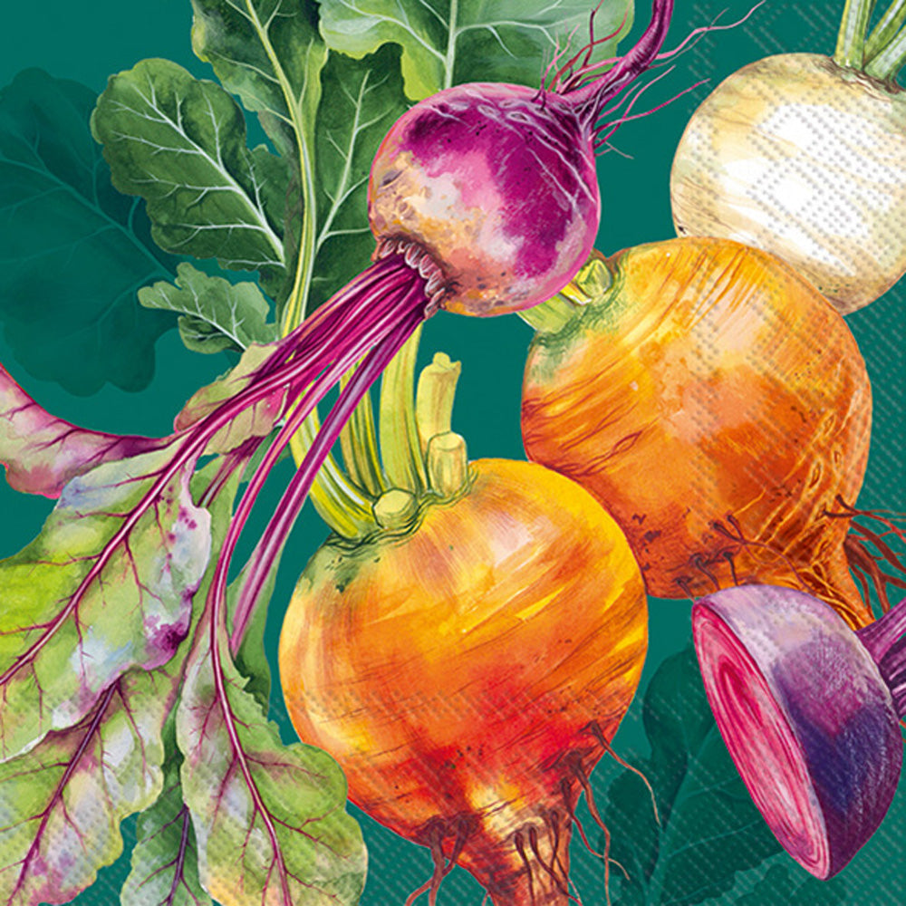 Beets Lunch Napkin Green