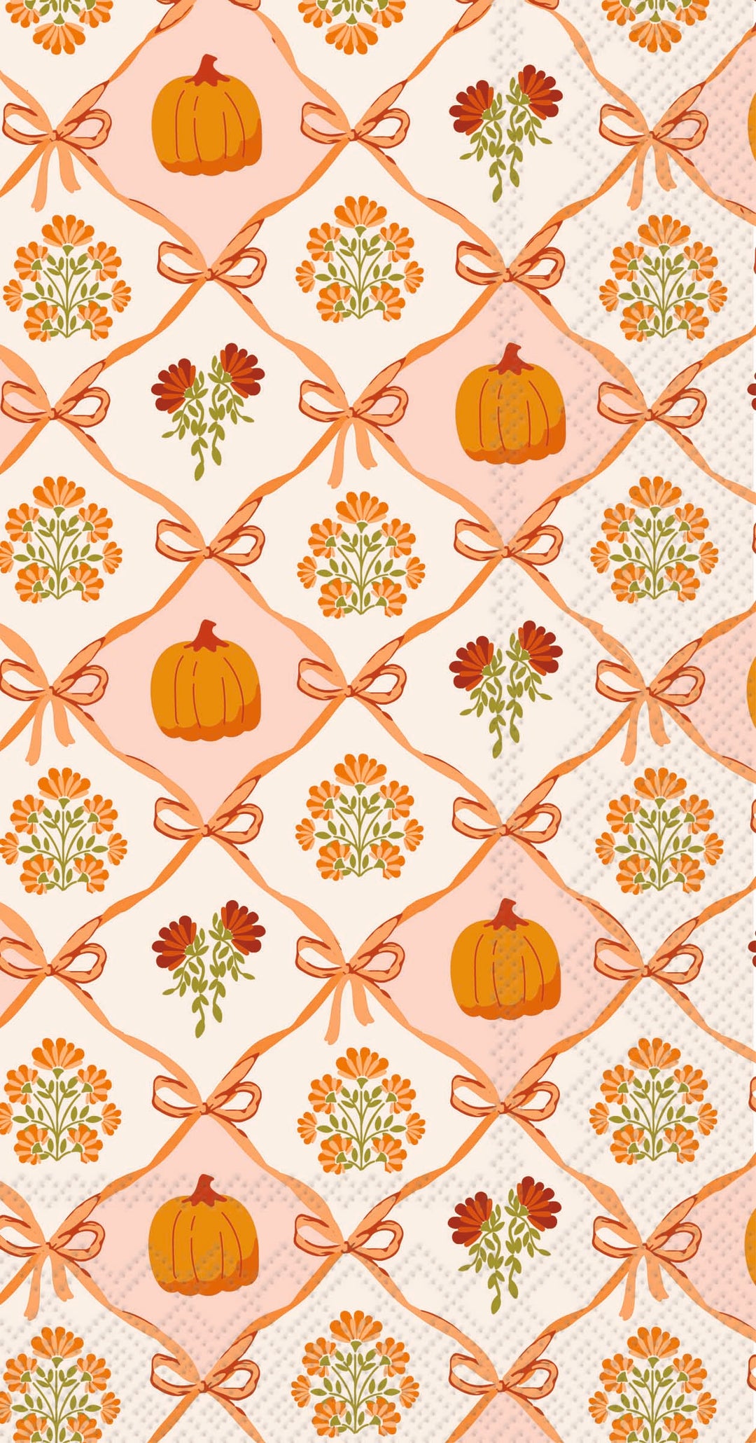 Harvest Bloom Toile Guest Towel