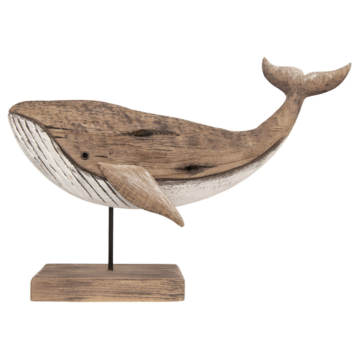 Natural Whale On Stand