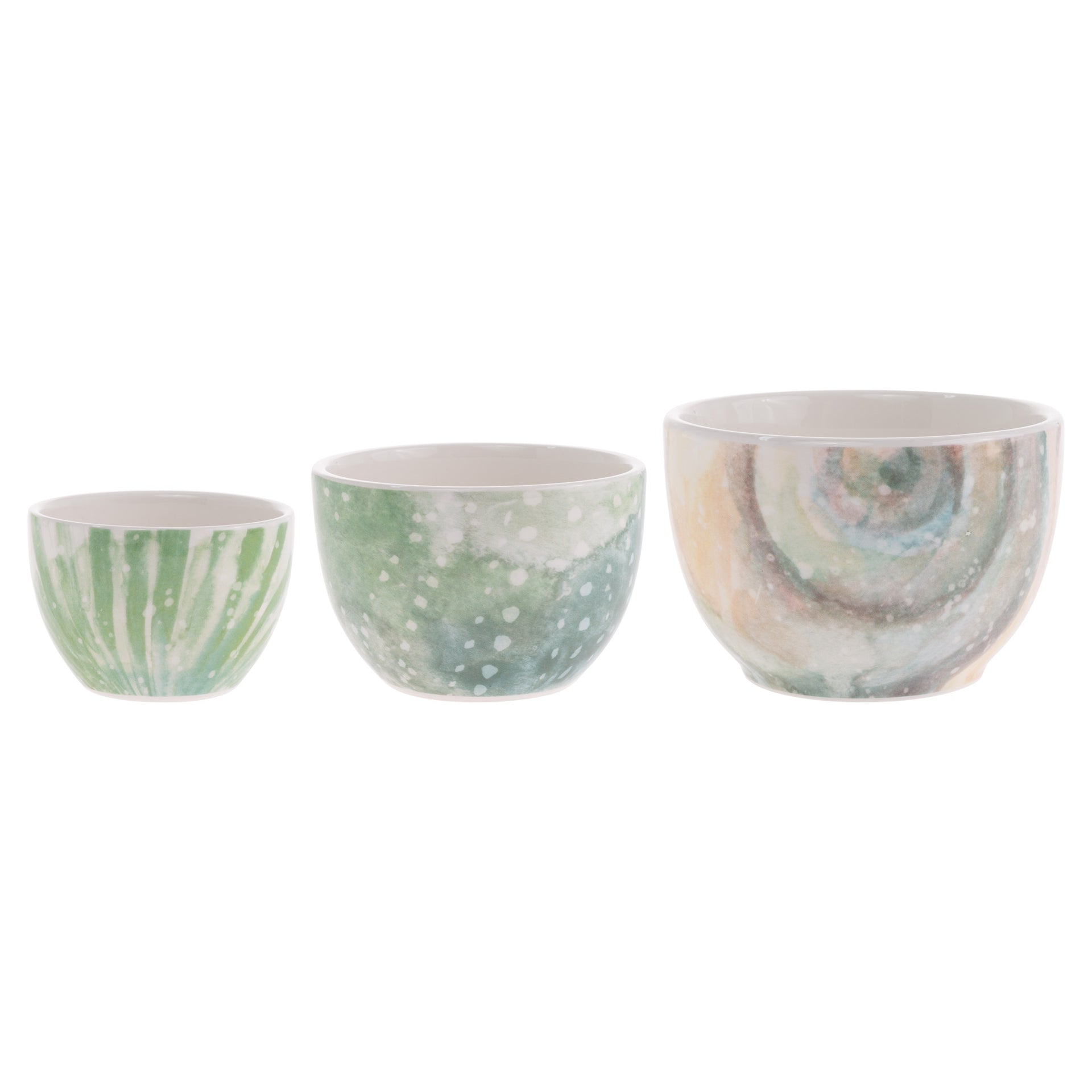 AQUAMARINE NESTING BOWLS S/2