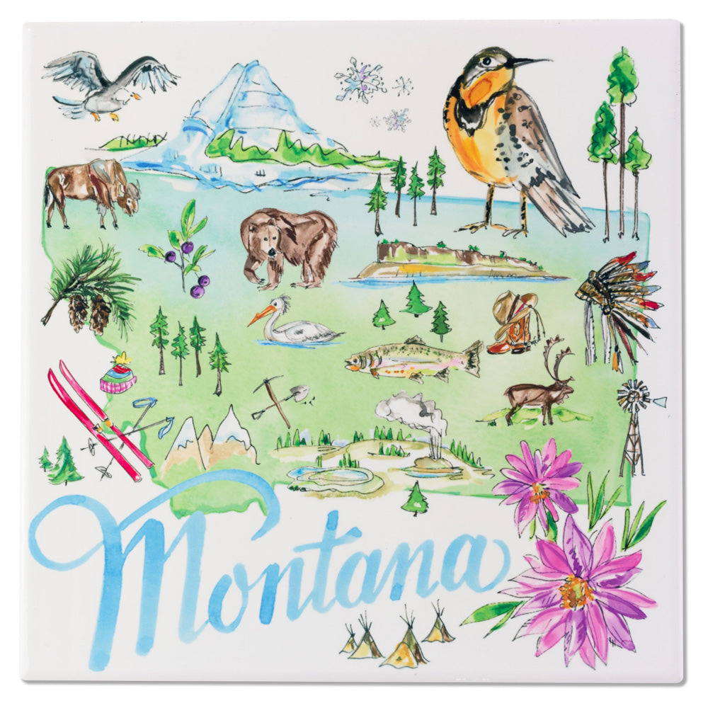 Montana State Trivet