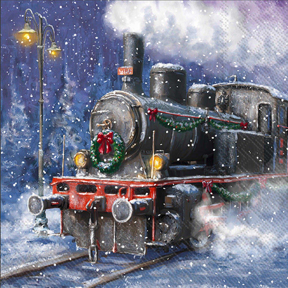 Holiday Express Cocktail Napkin