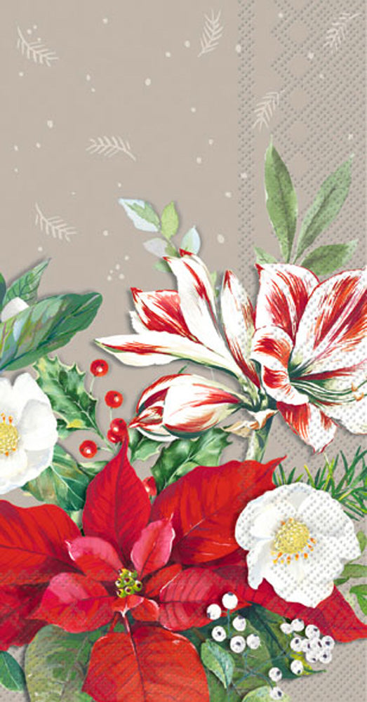 GUEST/CHRISTMAS FLORALS grey