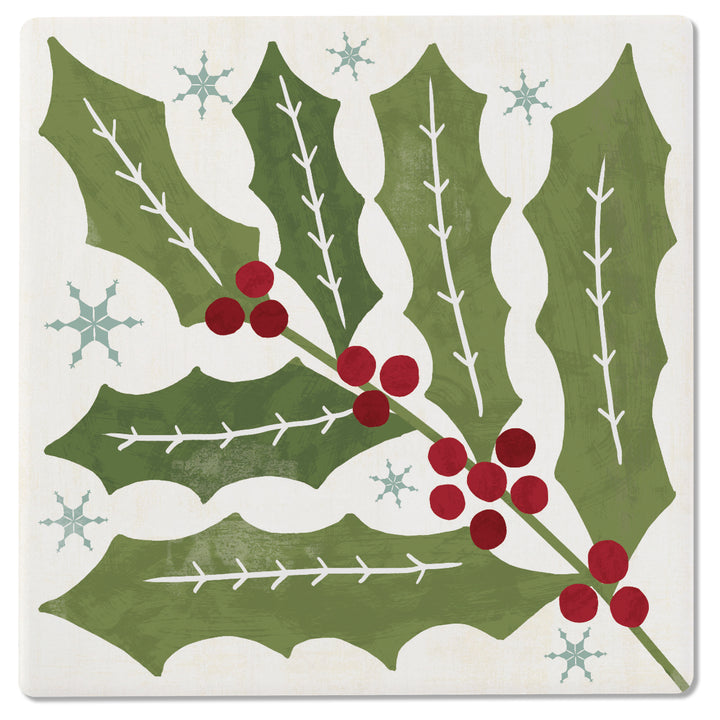 Winter Berry Coasters