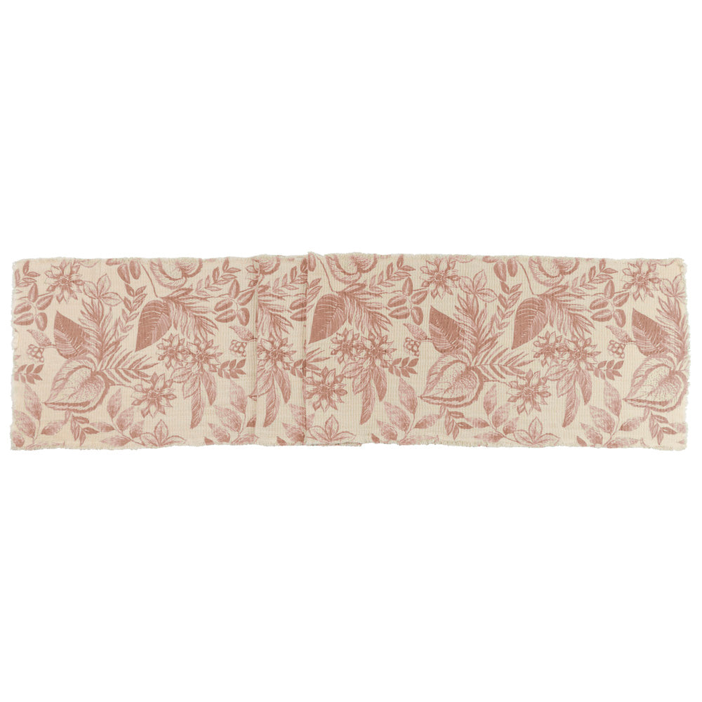Terracotta Botanica Table Runner