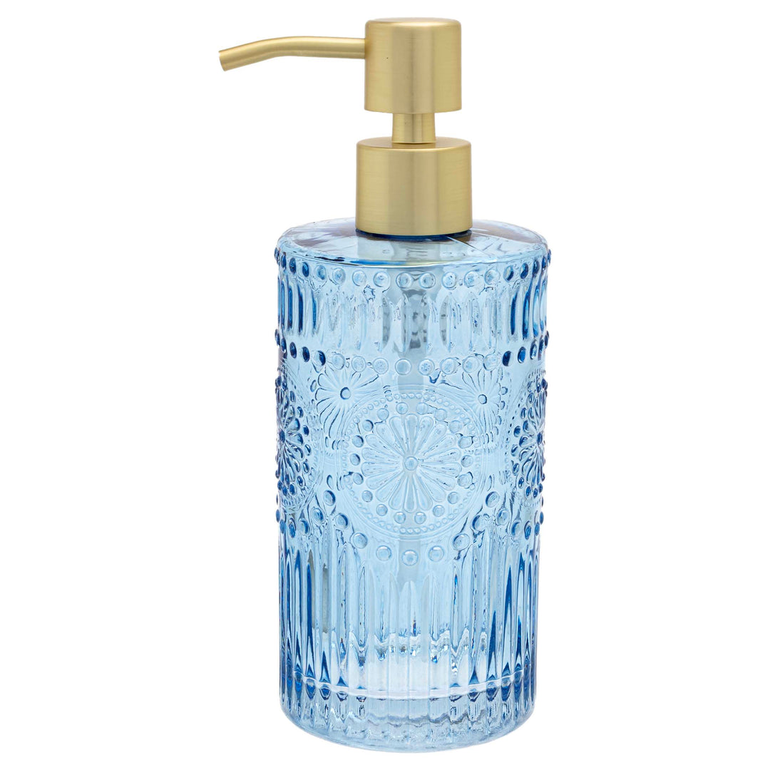 Sky Blue Codi Glass Soap Dispenser