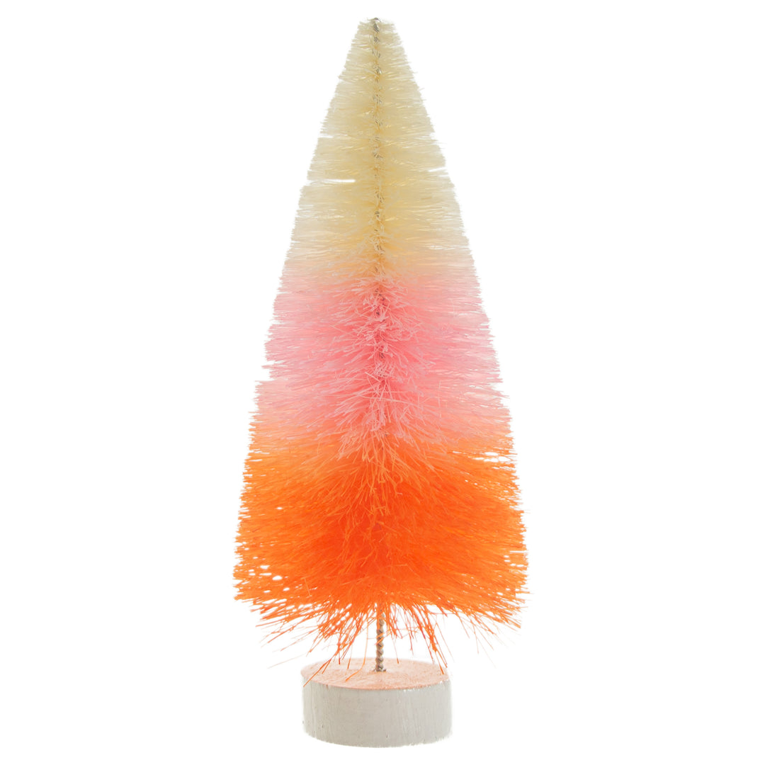 Candy Corn Bottlebrush Tree Small
