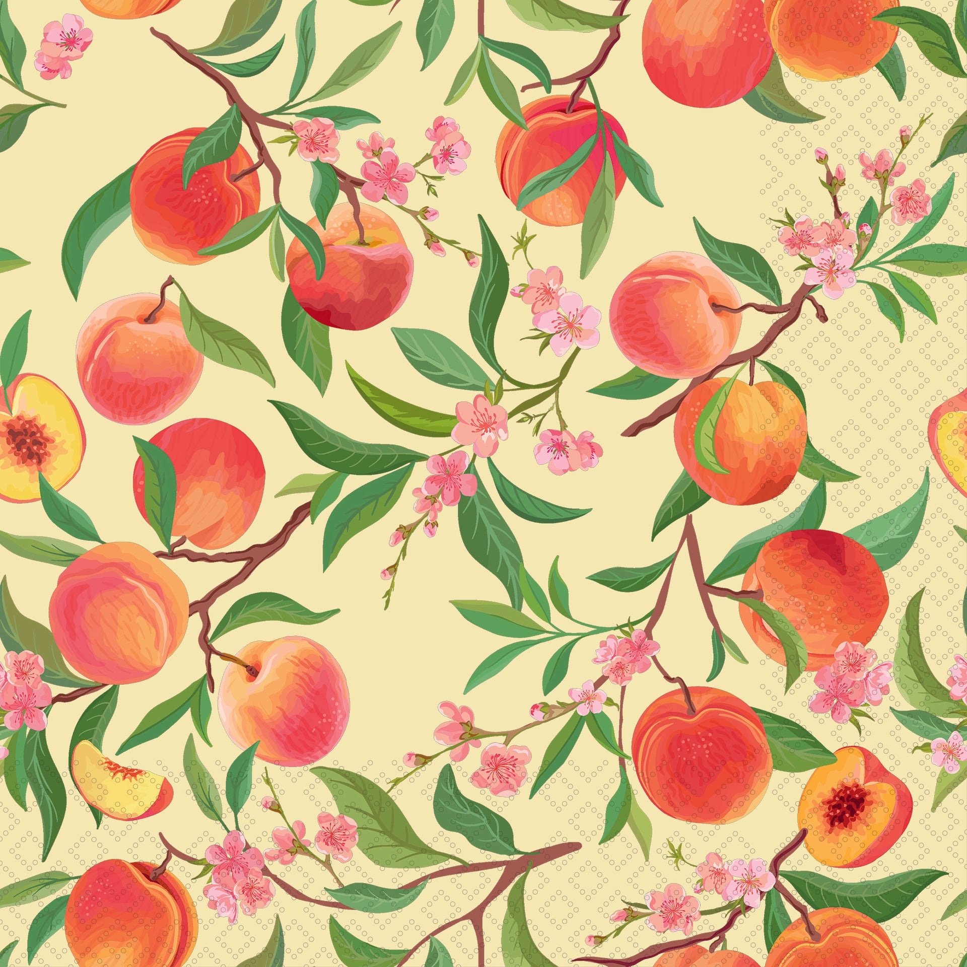 Peach Lover Lunch Napkin