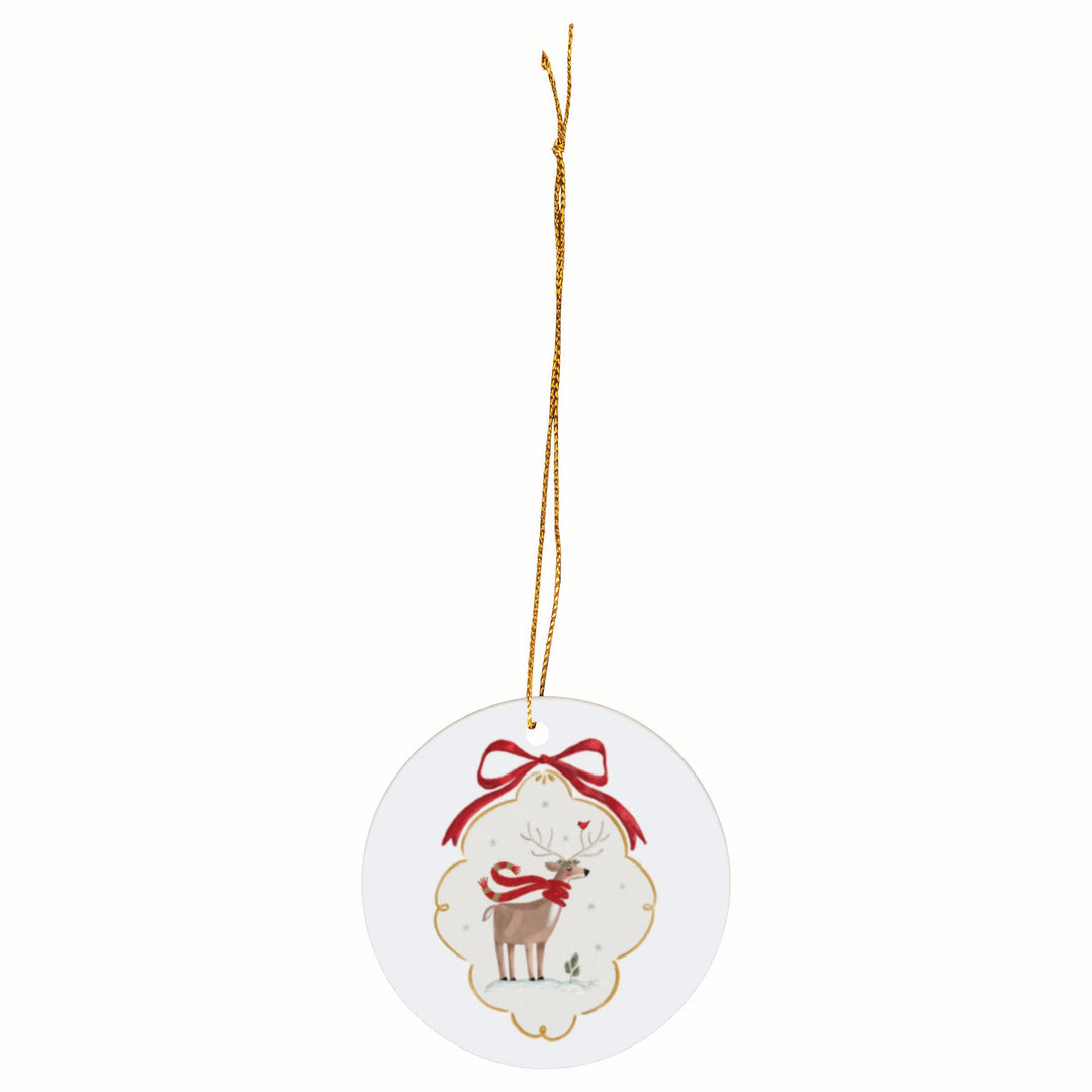 Frosty Reindeer Ornament