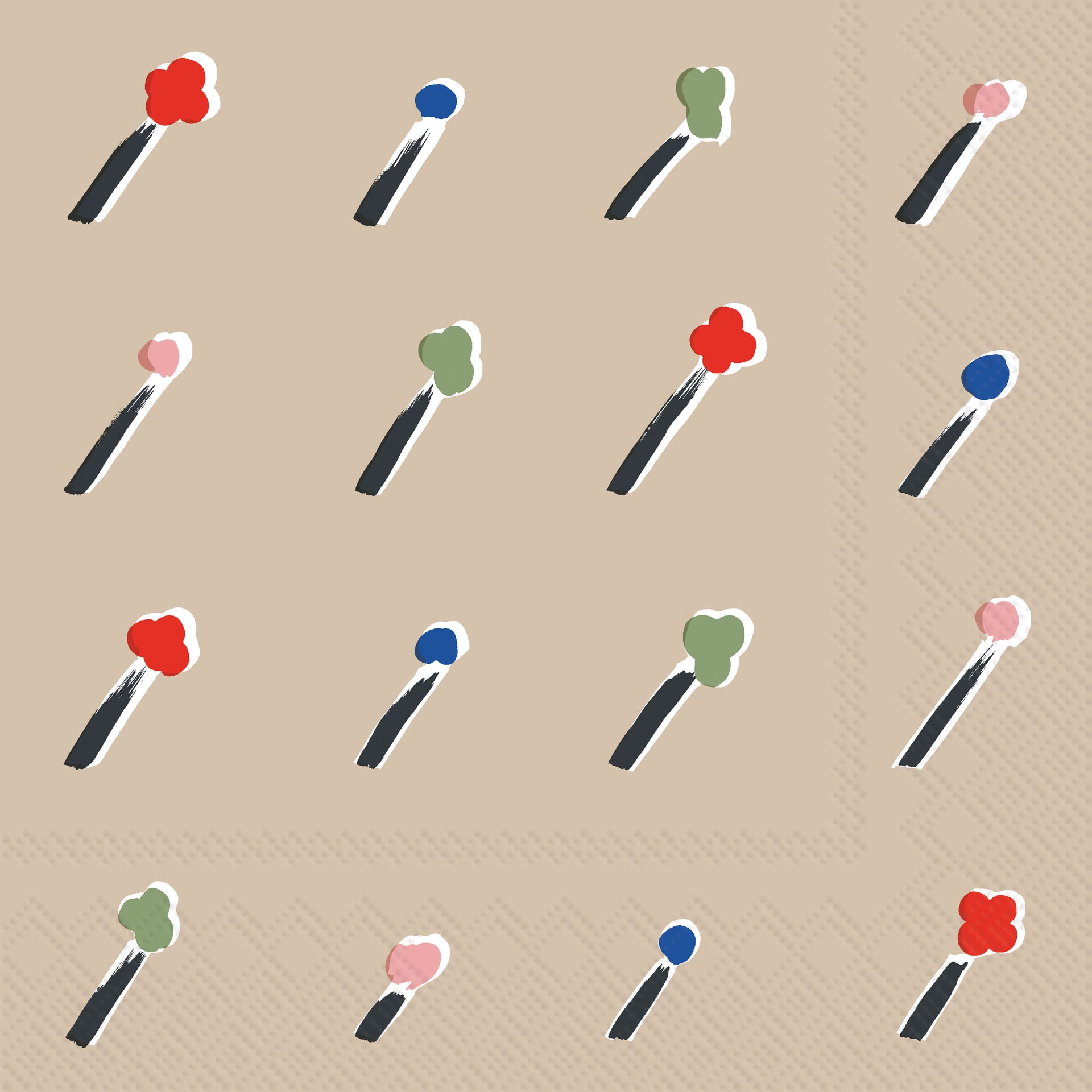 Ilo Cocktail Napkin cream