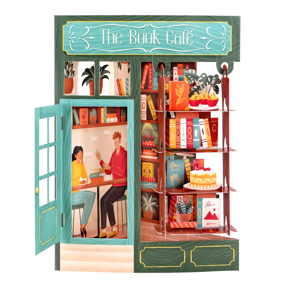 The Book Cafe Display Card
