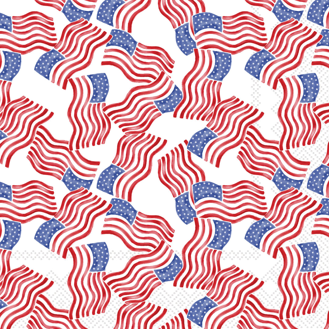 Stars &amp; Stripes Allover Lunch Napkin