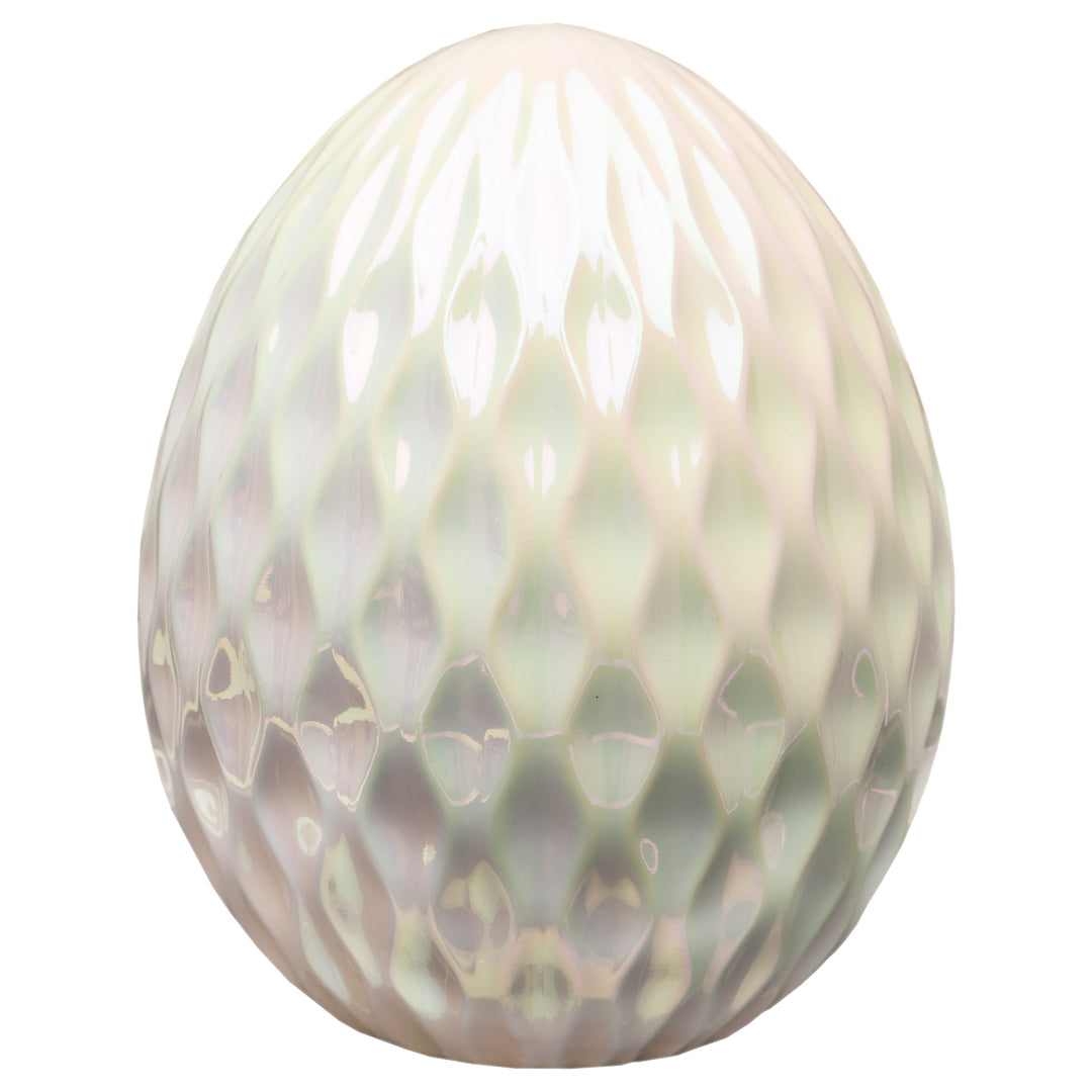 Iridescent Honeycomb Egg