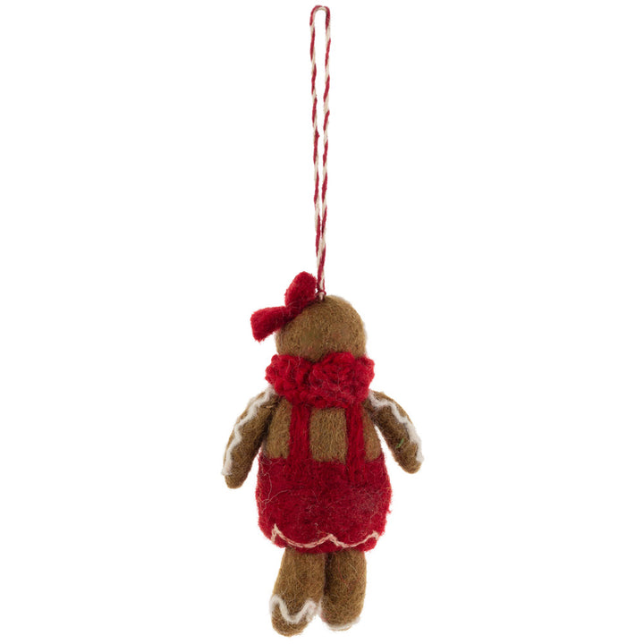 Gingerbread Girl Ornament Felt