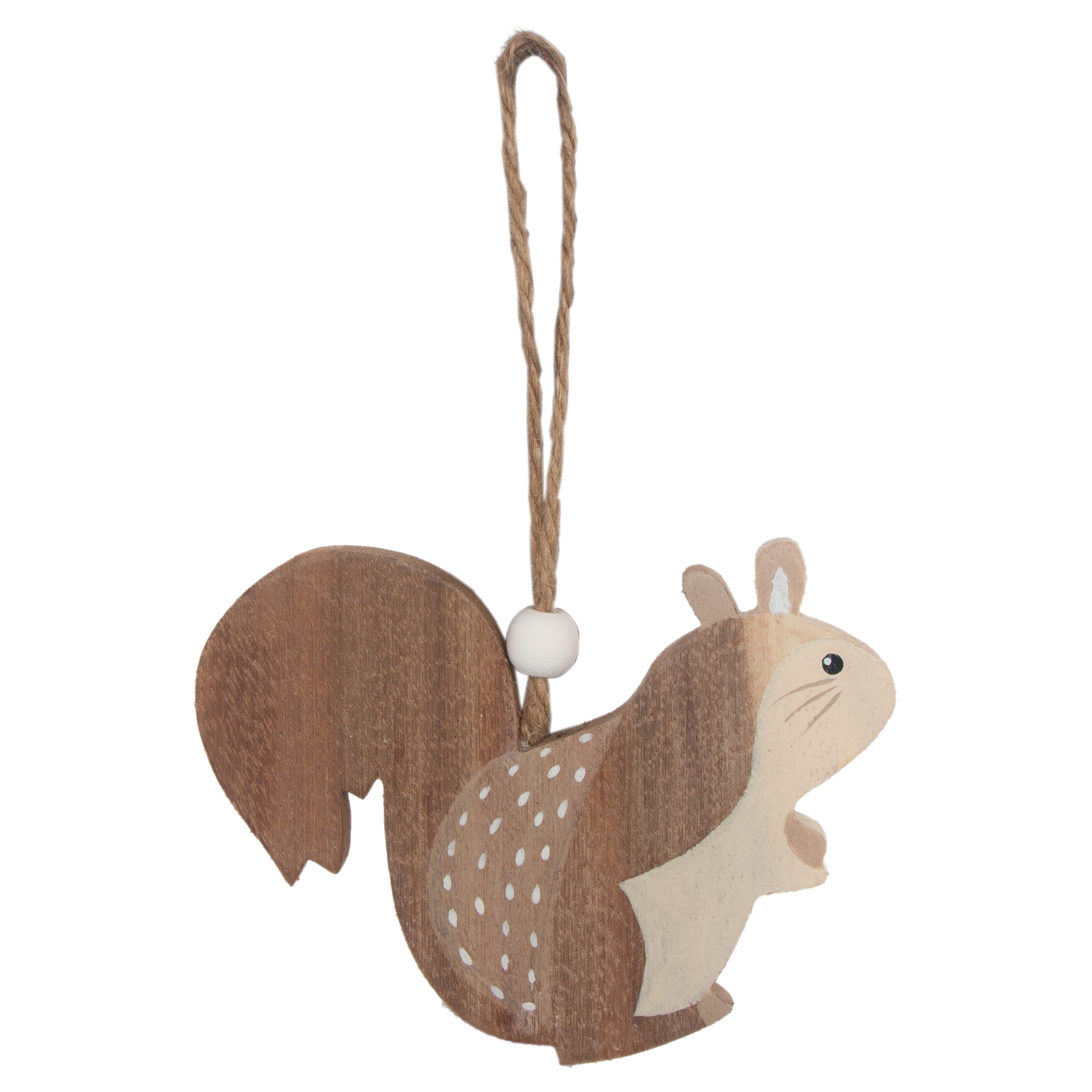 Squirrel Wood Ornament