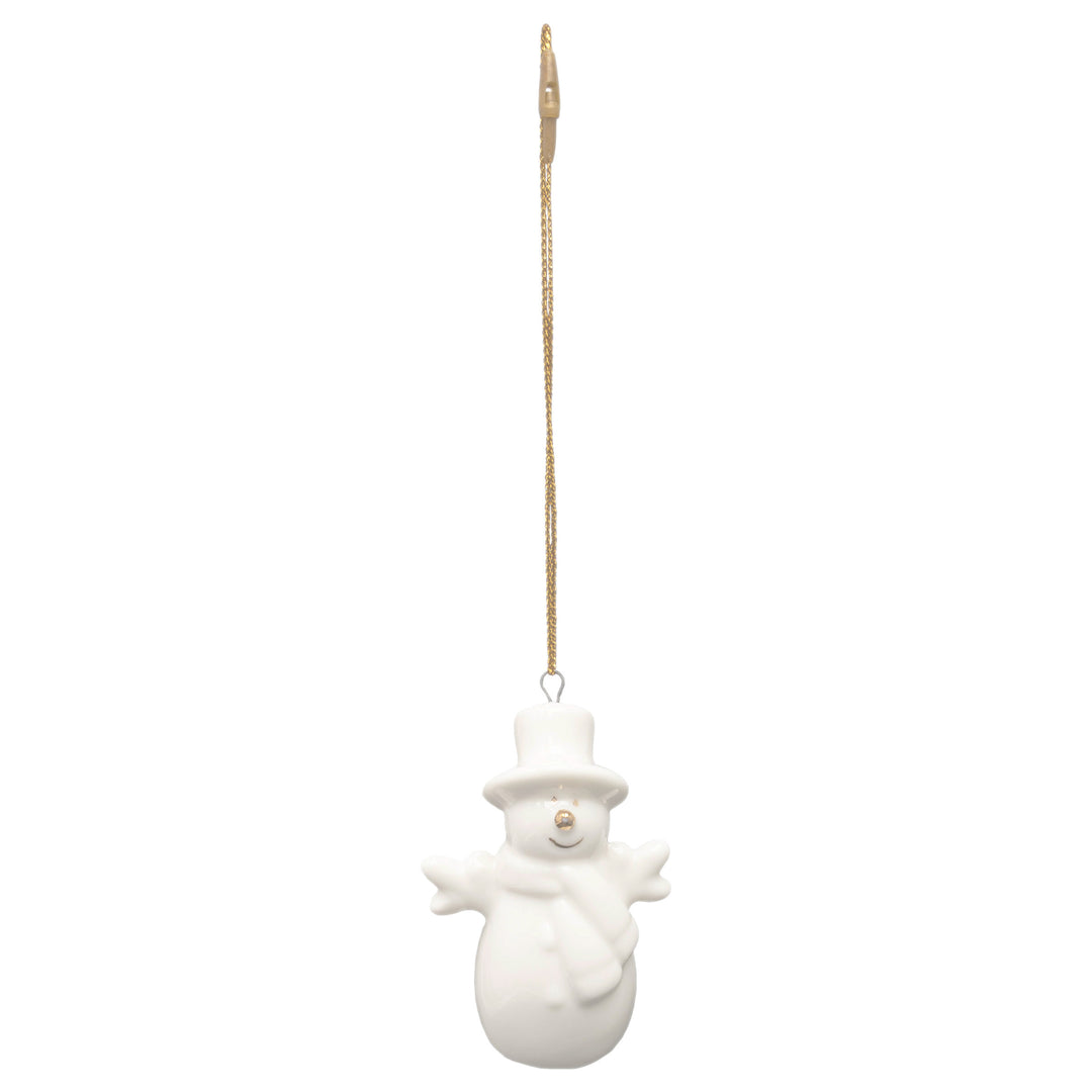 White Snowman Ornament