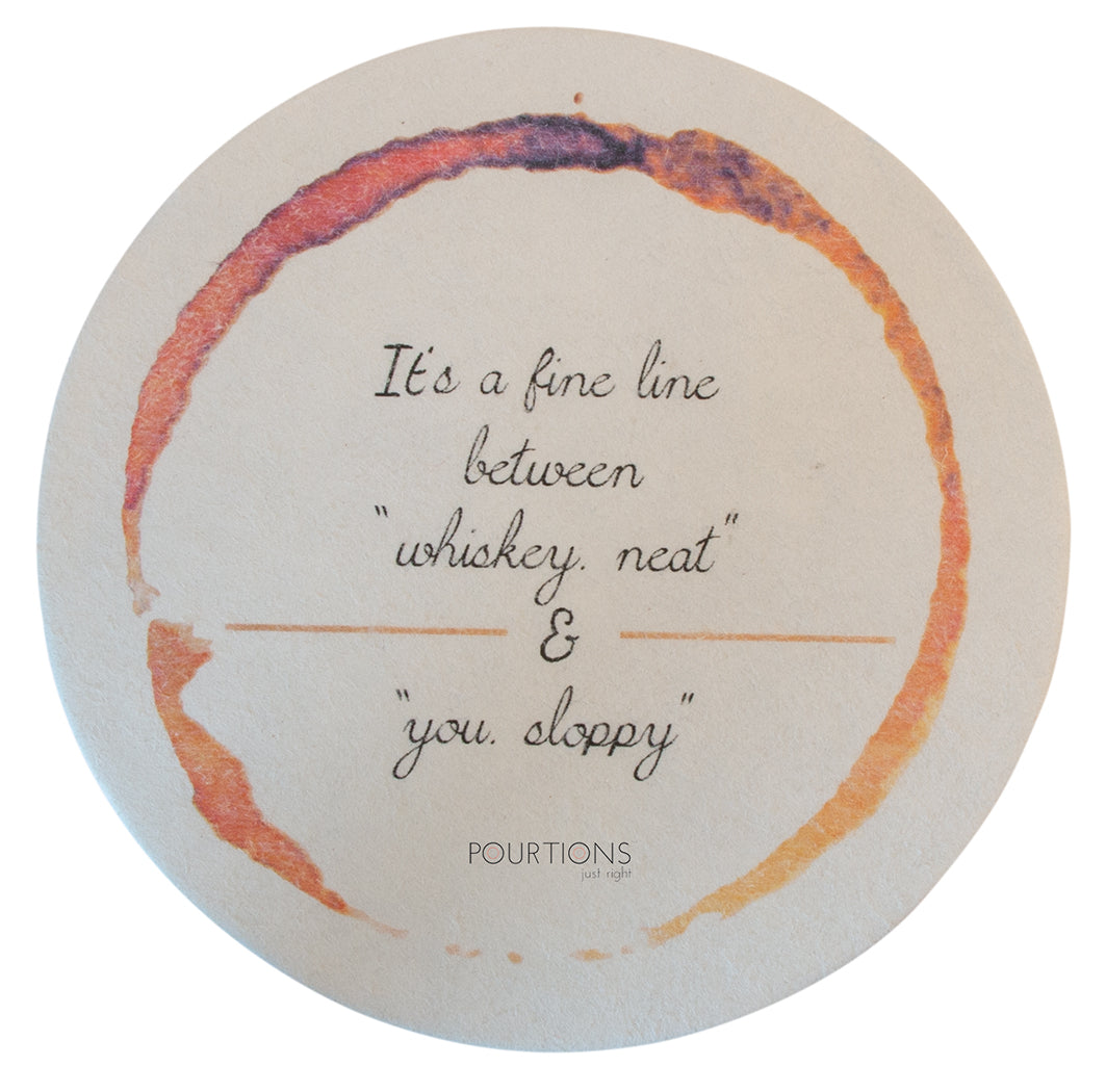 Cocktail Coasters Whiskey (Set of 9)