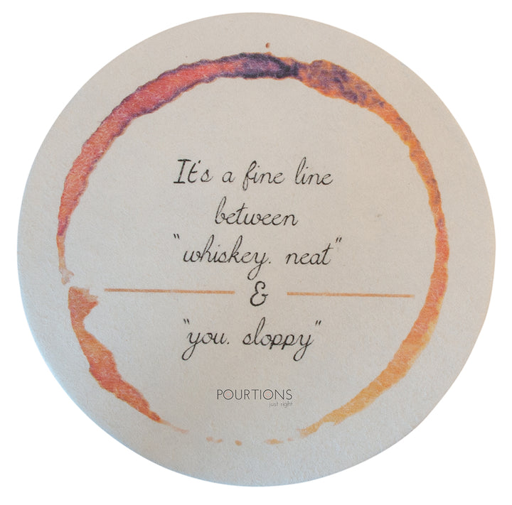 Cocktail Coasters Whiskey (Set of 9)