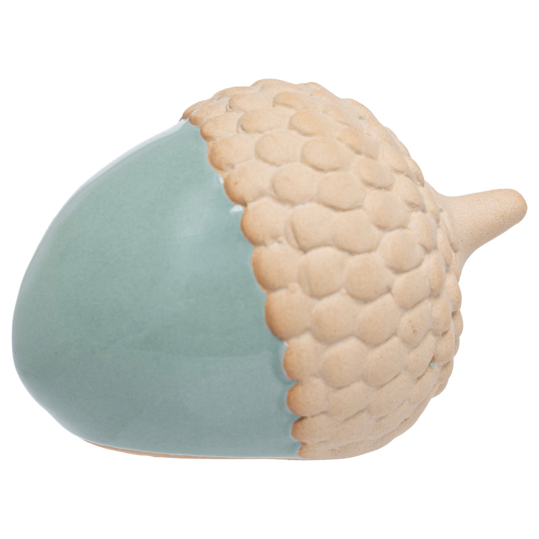 Blue Stoneware Acorn Large