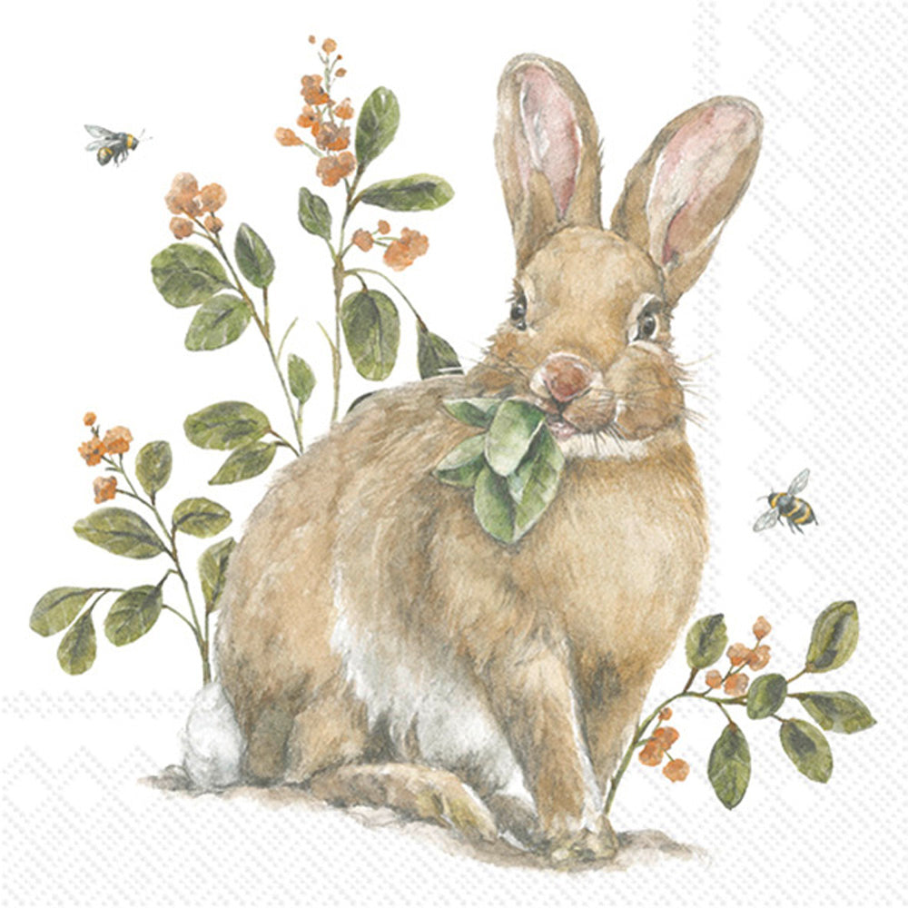 Garden Bunny Lunch Napkin