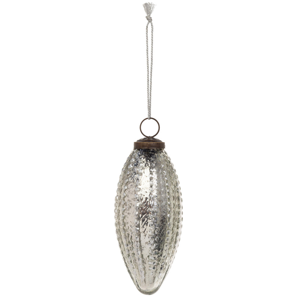 Pinecone Glass Ornament