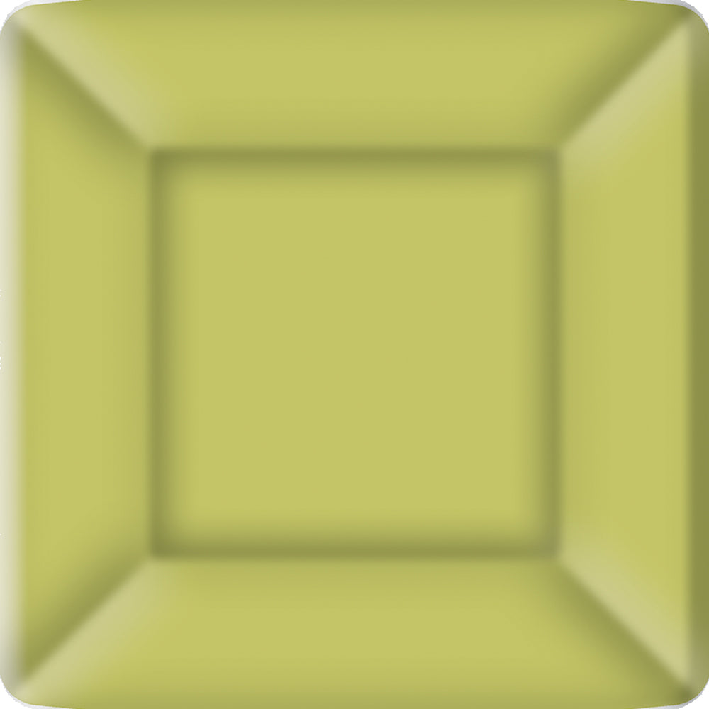 Classic Square Dessert Plate Kiwi