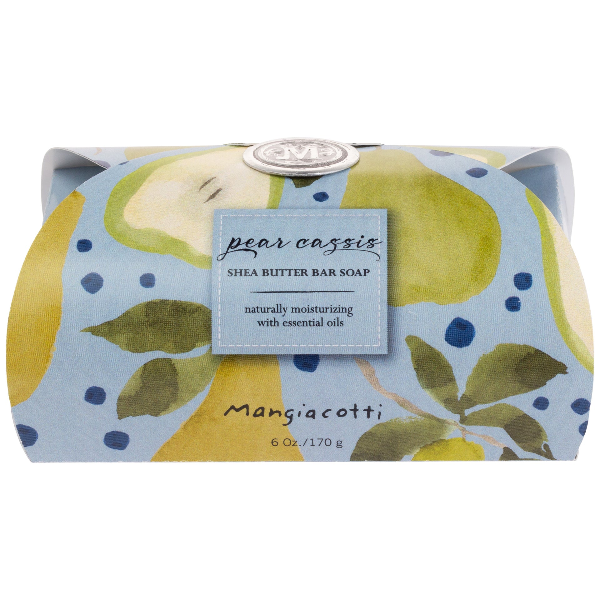 PEAR & CASSIS GUEST SHEA BUTTER BAR SOAP 6 OZ.