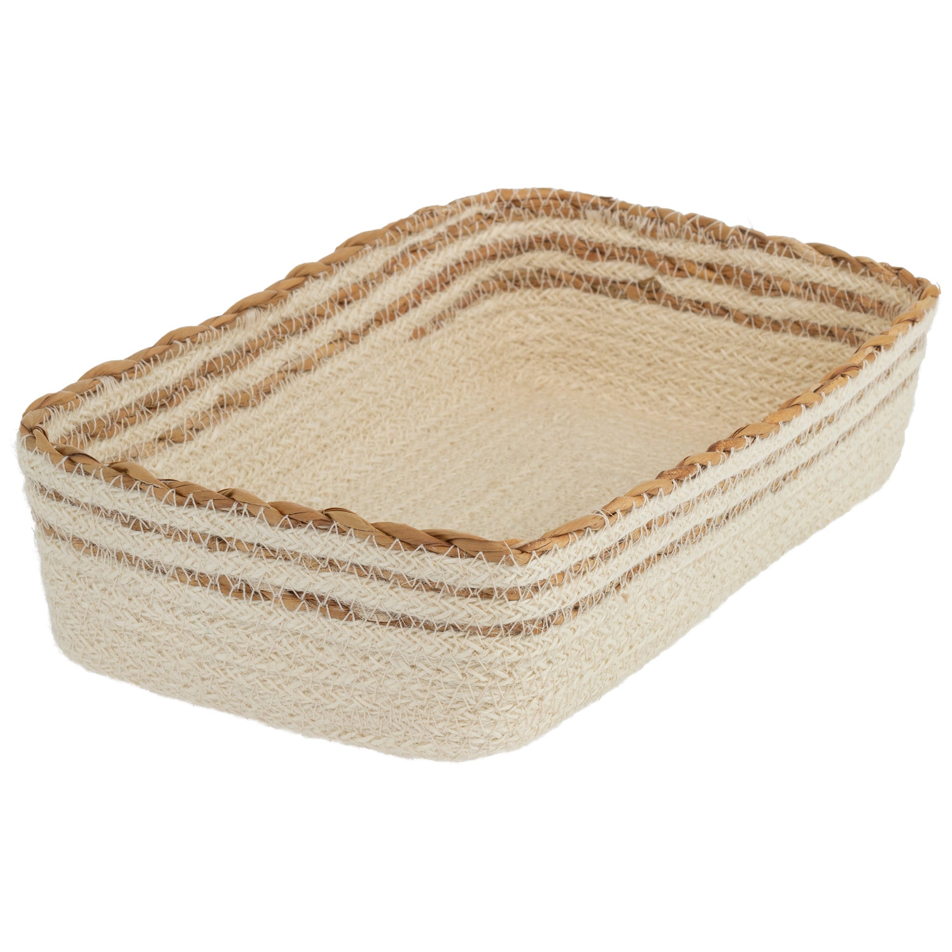 CREAM SEAGRASS/JUTE CADDY GUEST