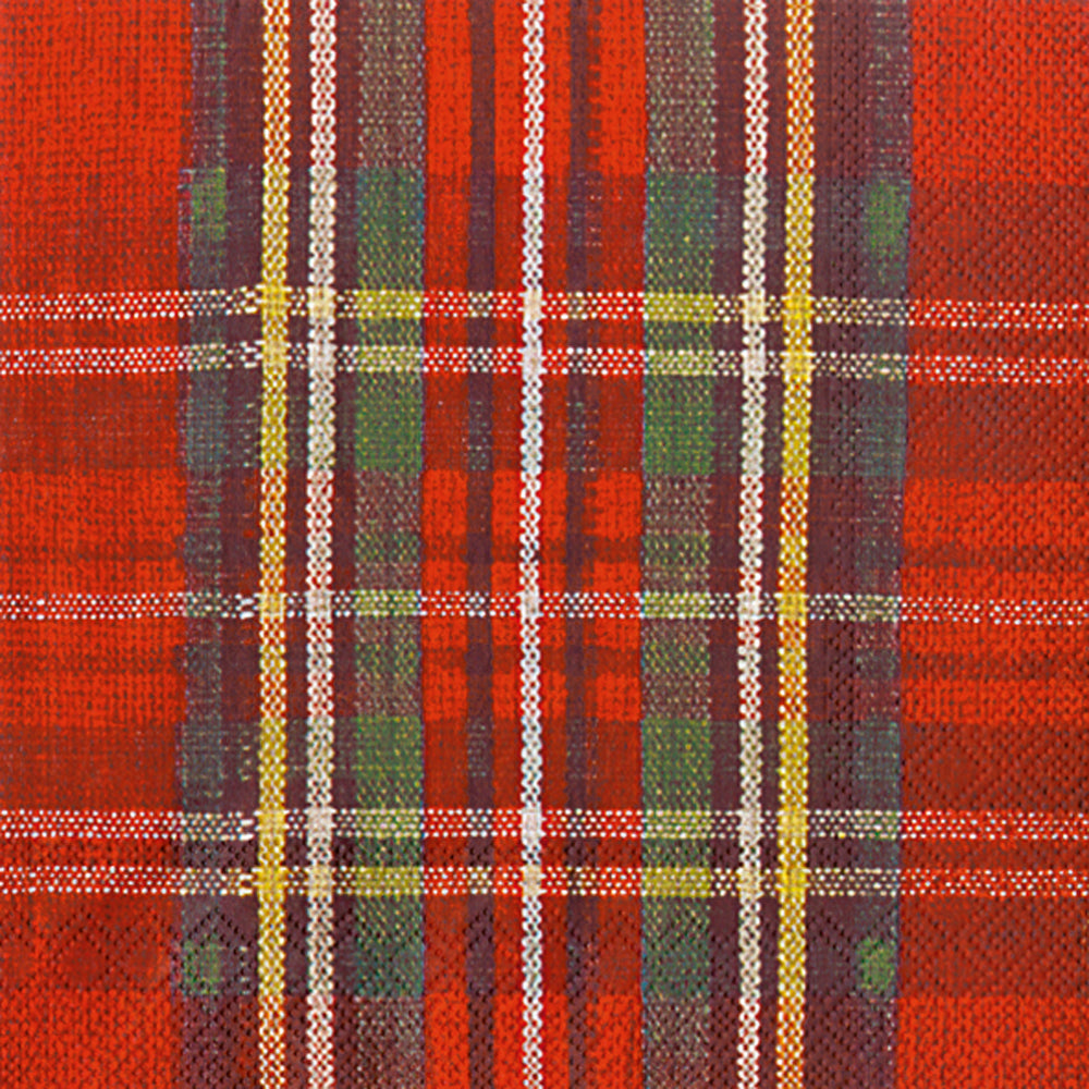 Classic Check Cocktail Napkin