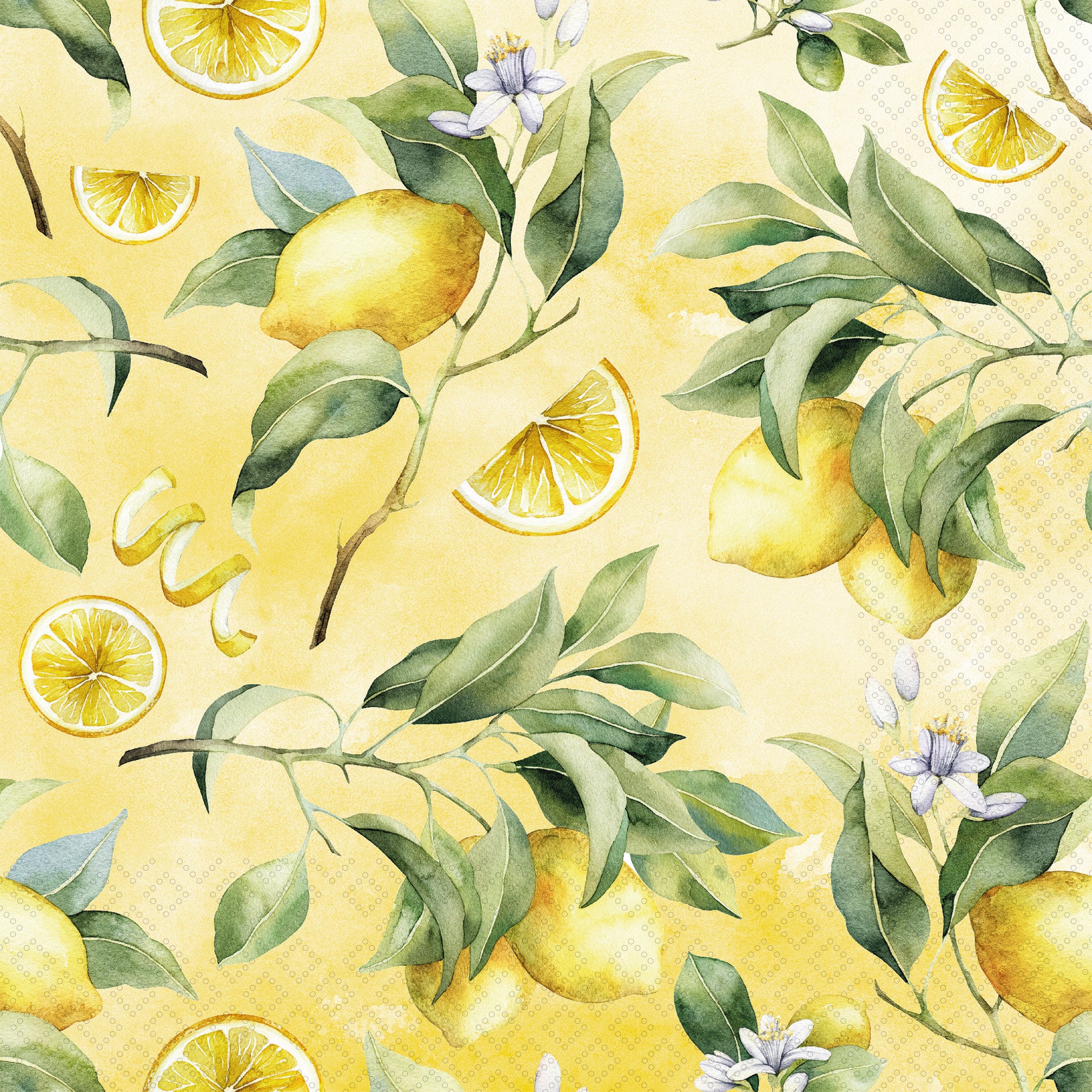 Lemon Lovers Lunch Napkin