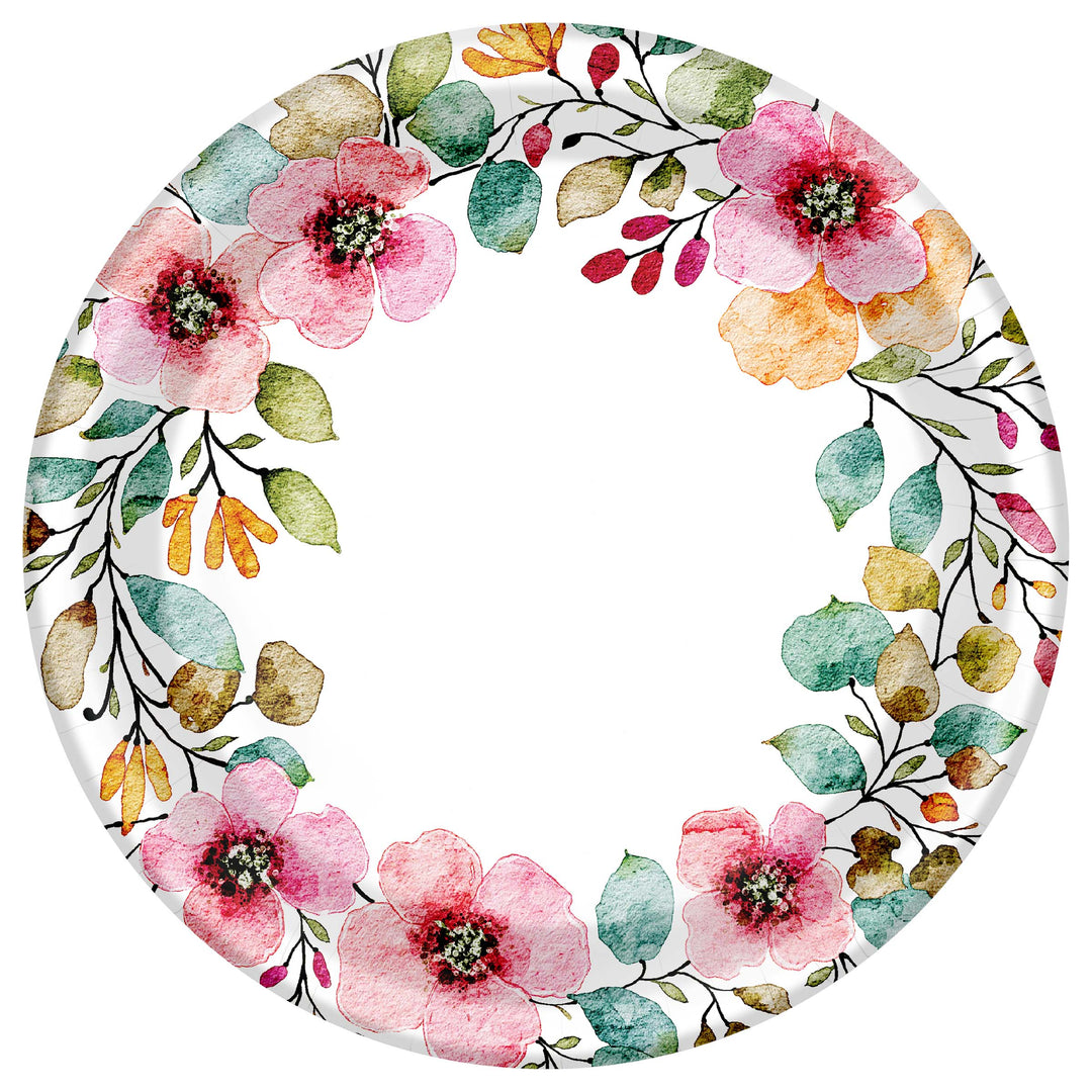 Radiant Petals Dinner Plate round