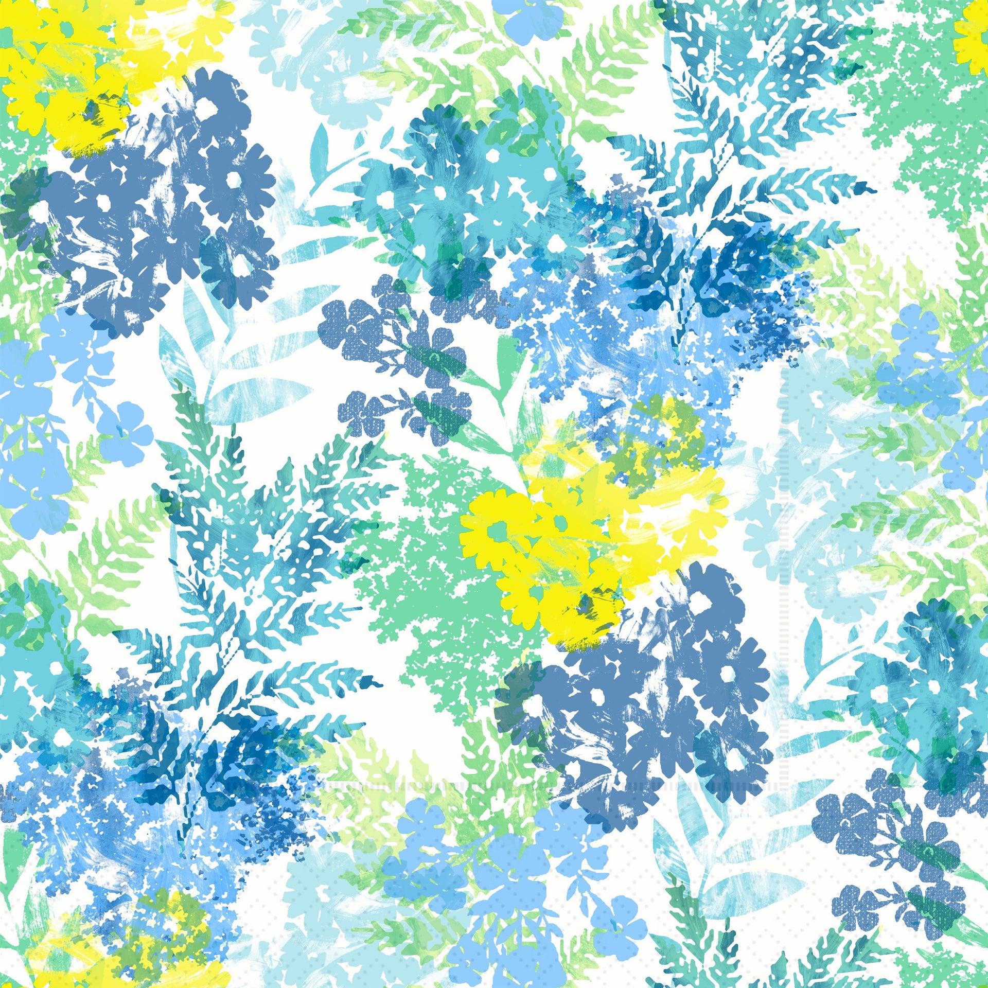 Fields Of Blue Lunch Napkin