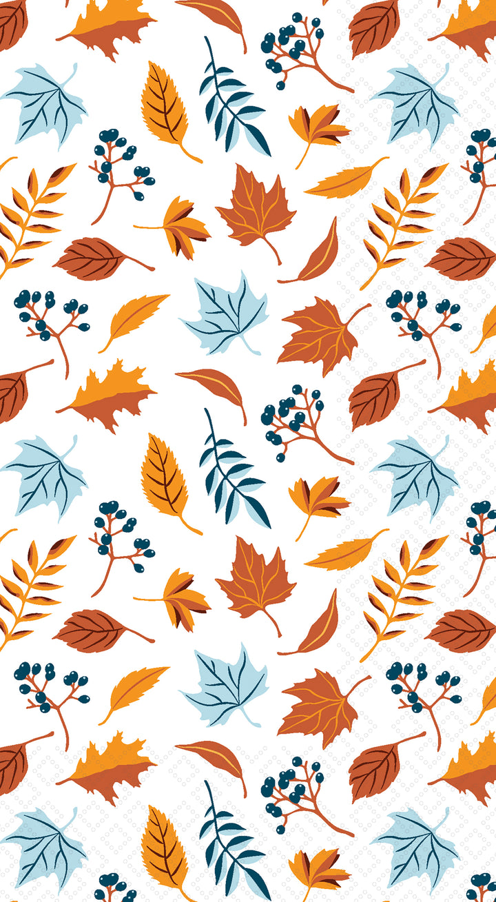 Autumn Leaves Scatter Guest Towel