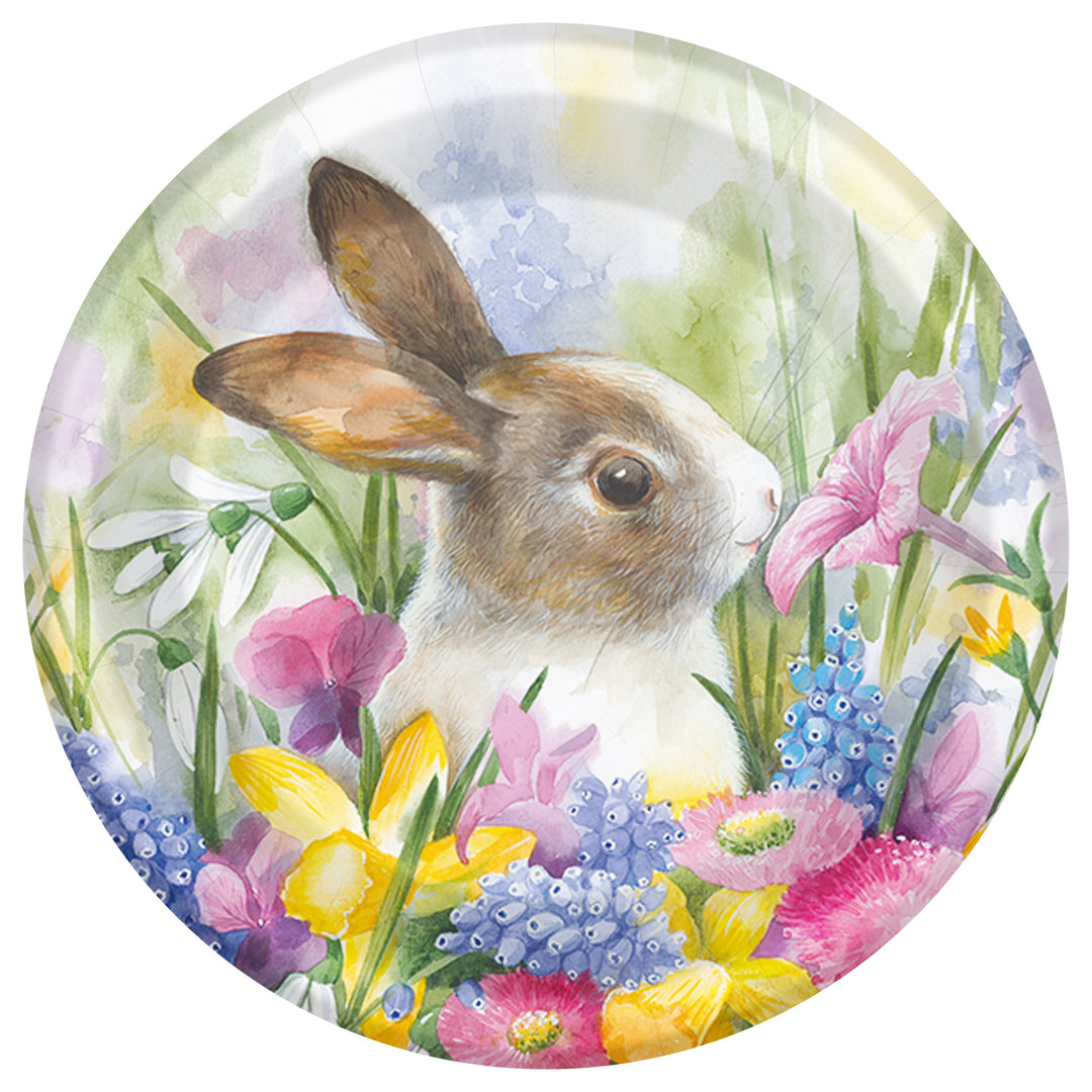 Ruby in the Meadow Dessert Plate round