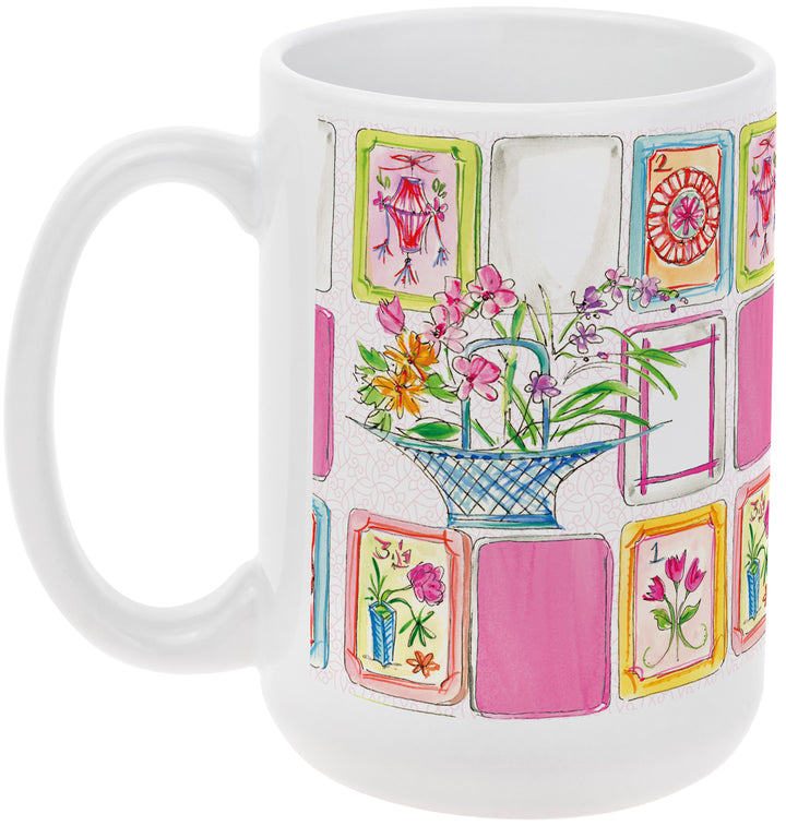 Mahjong Pink Mug