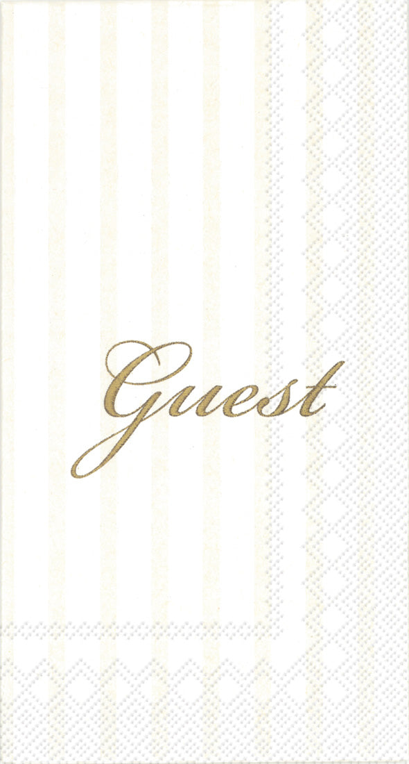 Stripes Again Guest Towel Monogram