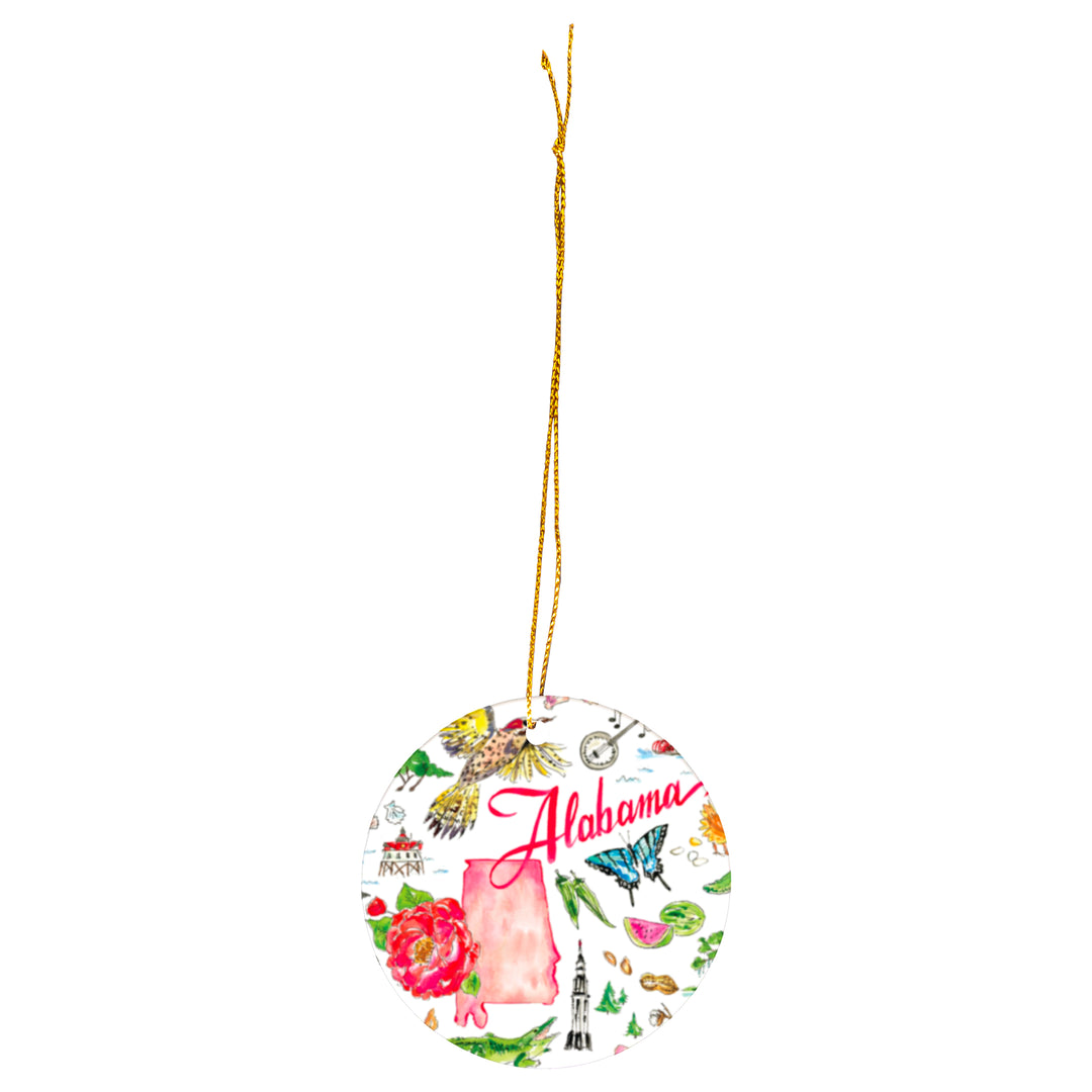 Alabama State Ornament