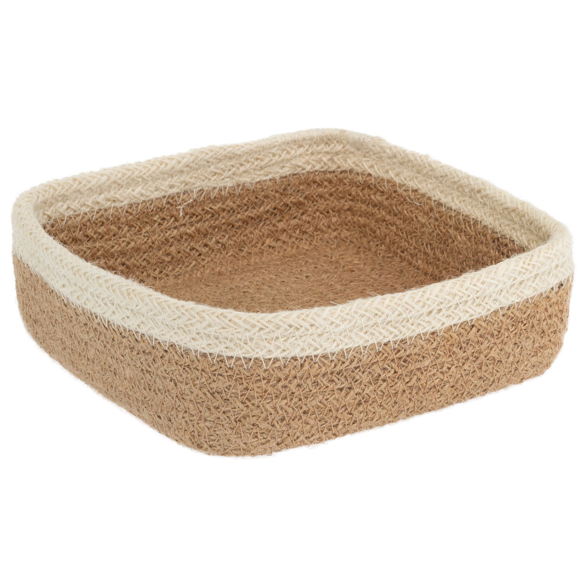 NATURAL JUTE COCKTAIL CADDY