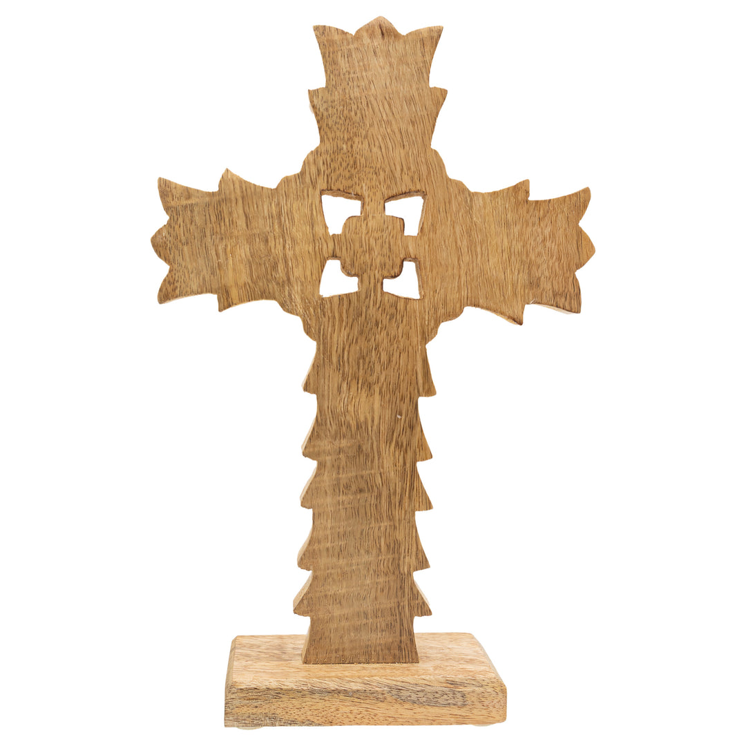 Engraved  Wood Cross