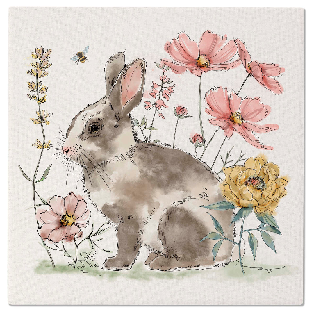 Garden Reverie Rabbit Trivet